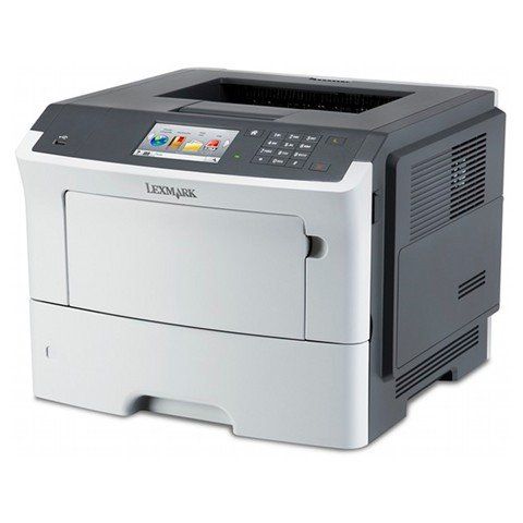 Lexmark MS610dte A4 Mono Laser Printer left view