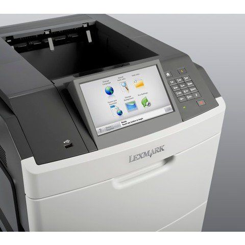 Lexmark MS812de A4 Mono Laser Printer close up