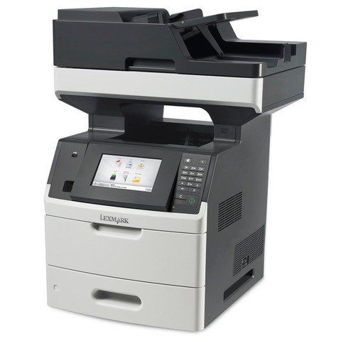 Lexmark MX611de A4 Mono Laser MFP left view