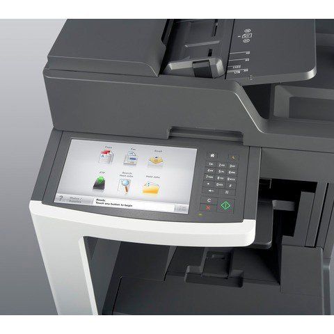 Lexmark MX810dxfe A4 Mono Laser MFP with Fax close up