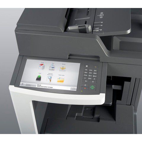 Lexmark MX810dxme A4 Mono Laser MFP with Fax close up