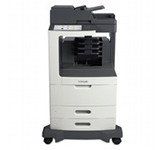 Lexmark MX810dme A4 Mono Laser MFP with Fax front view