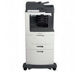 Lexmark MX810dxme A4 Mono Laser MFP with Fax on stand