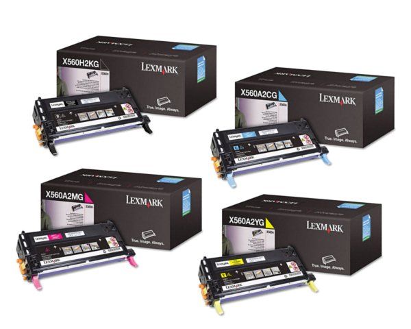 Lexmark High Yield CMYK Toners