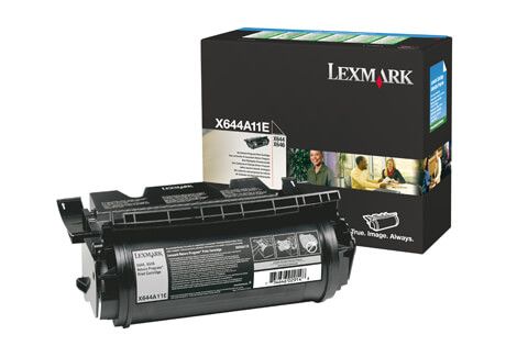 Lexmark X644A11E Black Return Program Print Cartridge (10,000 pages*) 0X644A11E