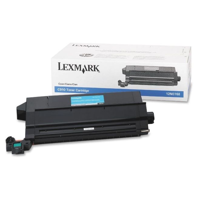 Lexmark 12N0768 Cyan Toner Cartridge (14,000 pages*) 0012N0768
