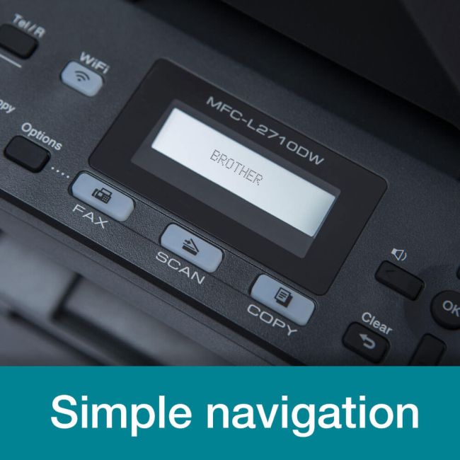 Brother MFC-L2710DW A4 Mono Multifunction Laser Printer - DISCONTINUED