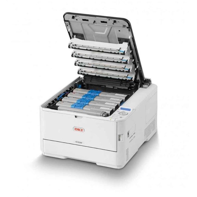 Oki C332dn A4 Colour LED Laser Printer 