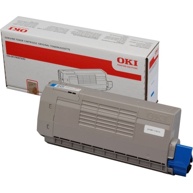 Oki 44318607 Cyan Toner Cartridge (11,500 pages*)