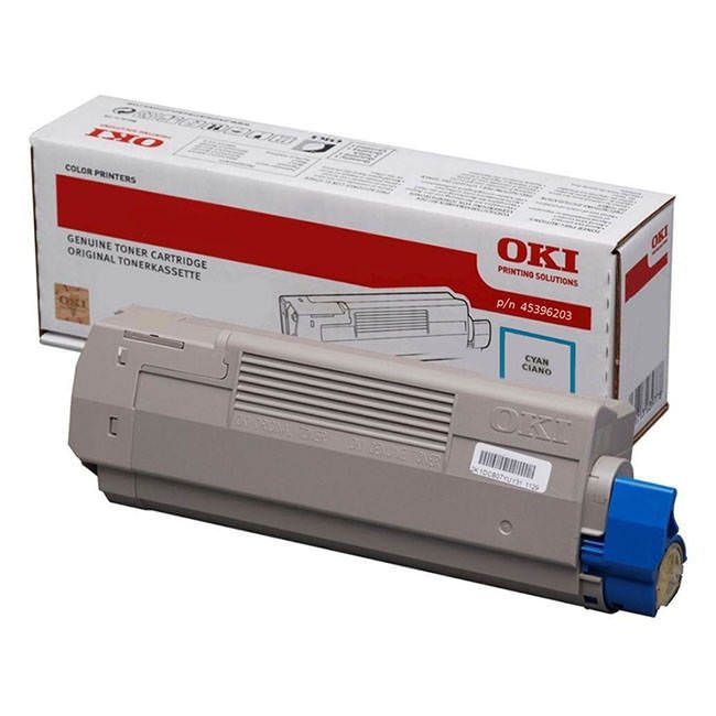 Oki 45396203 Cyan Toner Cartridge (11,500 pages*)