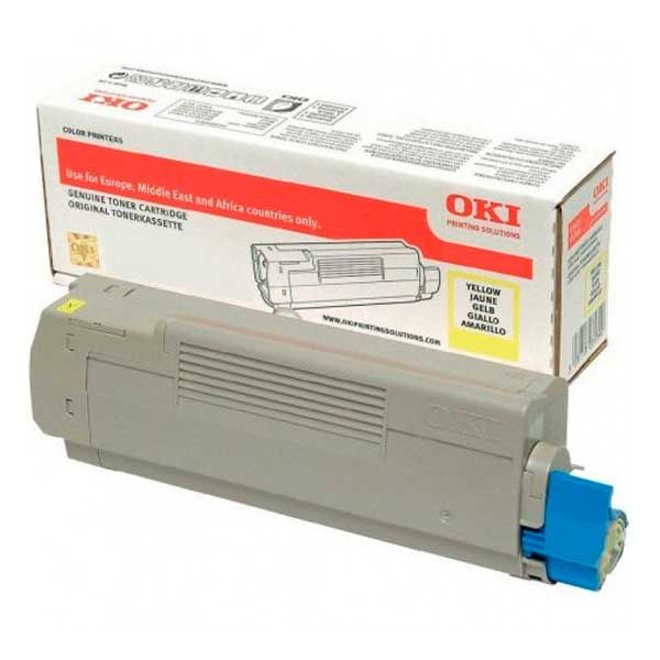 Oki 46507613 Yellow Toner Cartridge (11,500 pages*)