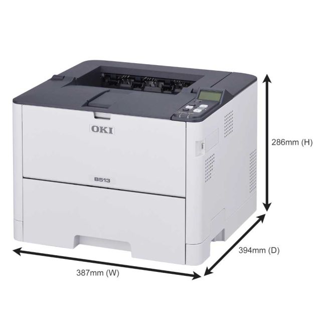 Oki B513dn A4 Mono LED Laser Printer