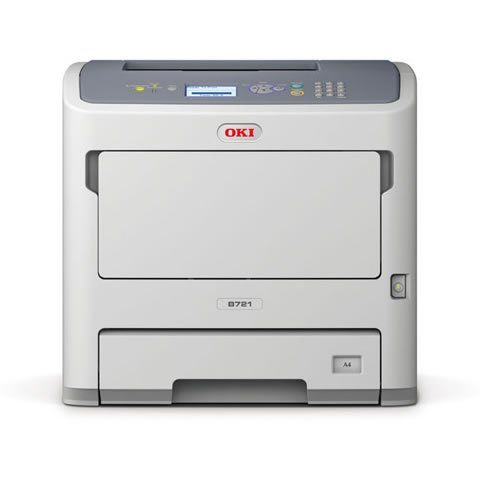Oki B721dn A4 Mono LED Printer front view