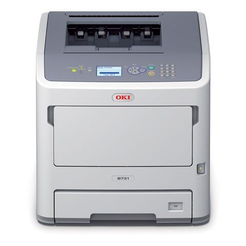 Oki B731dnw A4 Mono LED Printer front view