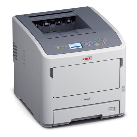 Oki B731dnw A4 Mono LED Printer right view