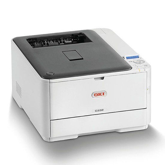 Oki C332dn A4 Colour LED Laser Printer left view