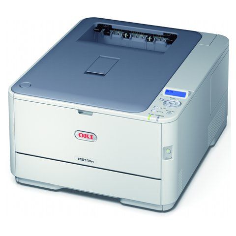 Oki C511dn A4 Colour LED Printer left view