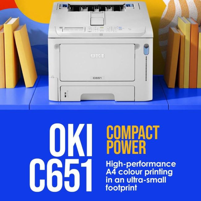 Oki C651 A4 Colour LED Laser Printer