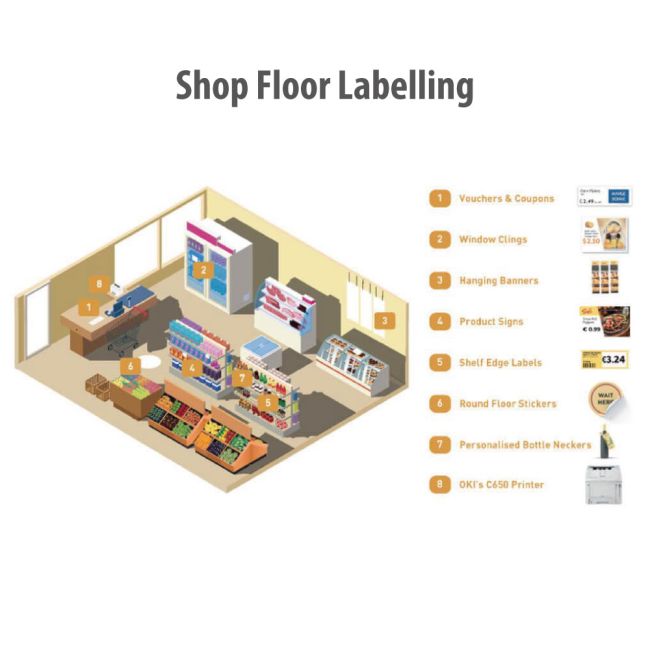 Oki C651 A4 Colour LED Laser Printer