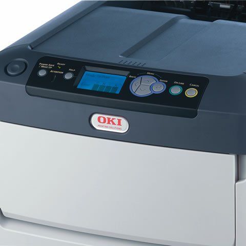 Oki C711n A4 Colour Printer close up