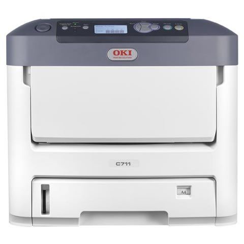 Oki C711n A4 Colour Printer  front view