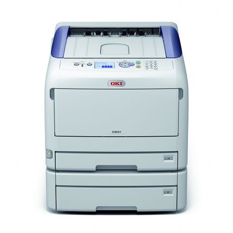 Oki C831n A3 Colour LED Printer front view