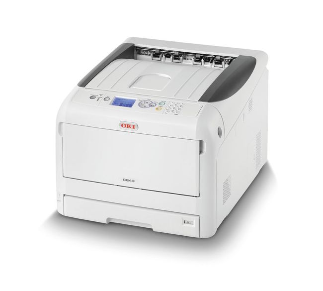 OKI C843dn A3 Colour LED Printer left view