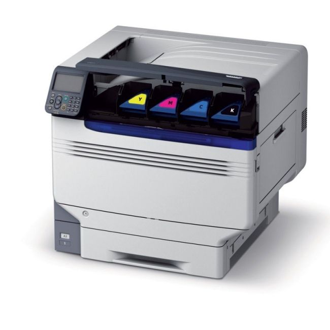 Oki C911DN A3 Colour Laser Printer toner view