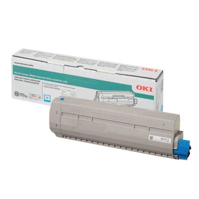 Oki Cyan Toner Cartridge (10,000 Pages*) 45862821