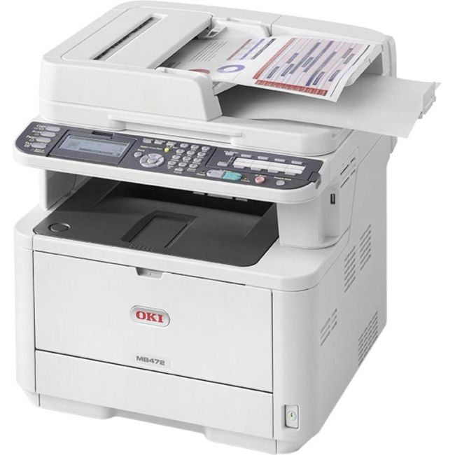 Oki MB472dnw A4 Mono LED MFP with Fax