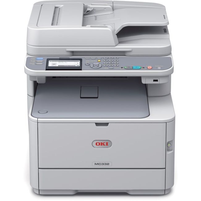 OKI MC332dn A4 Colour LED Multifunction Printer Front View