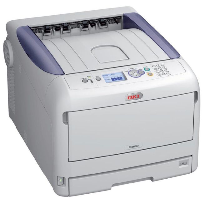 Oki C822dn A3 Colour LED Printer right view