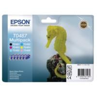 Epson T0487 CMYK, LC, LM Ink Multipack (13ml each) C13T04874010