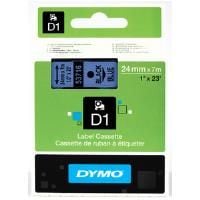 DYMO D1 53716 - 24mm x 7m - Black on Blue Tape