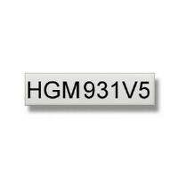 Brother HGM931V5 12mm Black On Silver Tape (5 pack) HGEM931V5
