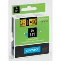 DYMO D1 45018 - 12mm x 7m - Black on Yellow Tape