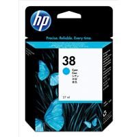 HP C9415A No.38 Cyan Pigment Ink Cartridge with Vivera Ink (27ml)