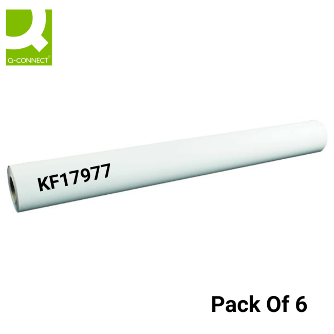 Q-Connect Plotter Paper 914mm x 45m (Pack of 6) KF17977