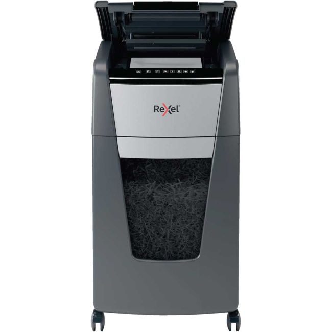 Rexel Optimum AutoFeed+ 225M Micro-Cut P-5 Shredder Black 2020225M