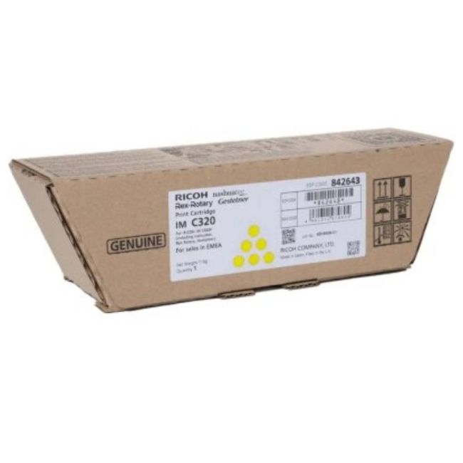 Ricoh Yellow Toner Cartridge (10,000 Pages*) 842643