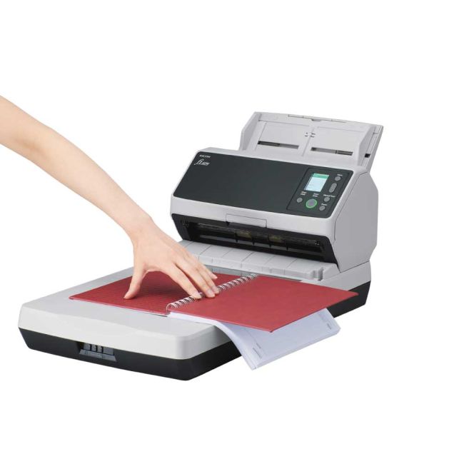 Ricoh fi-8250 A4 Sheetfed & Flatbed Document Scanner