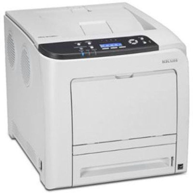 Ricoh SPC320DN A4 Colour Laser Printer left view