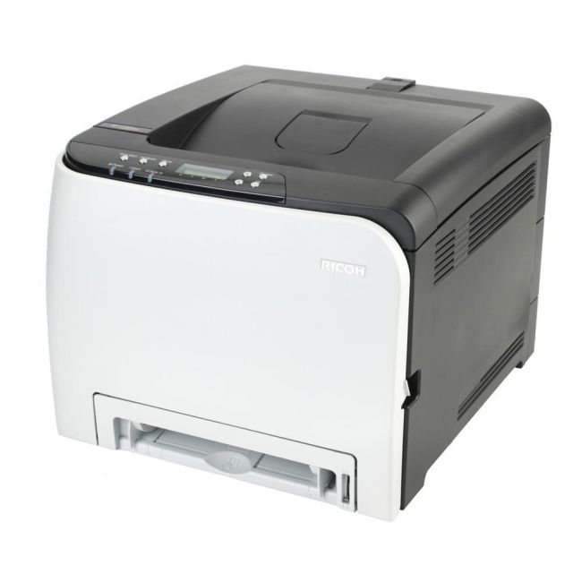 Ricoh SP C250dn A4 Colour Laser Printer left view