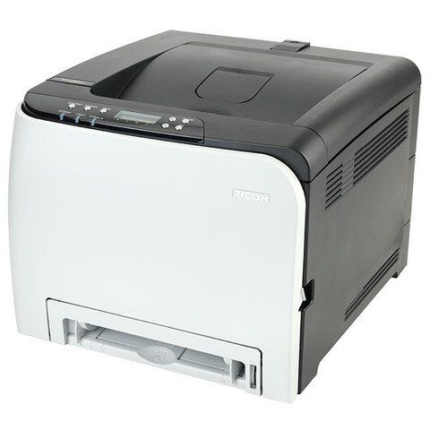 Ricoh SP C252dn A4 Colour Laser Printer left view