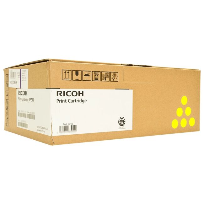 Ricoh 407719 SPC252HE Yellow Toner Cartridge (6,000 pages*)