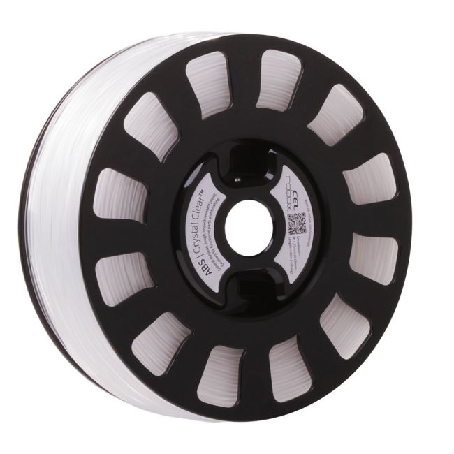 Robox RBX-ABS-TP001 ABS 1.75mm Filament on SmartReel Crystal Clear
