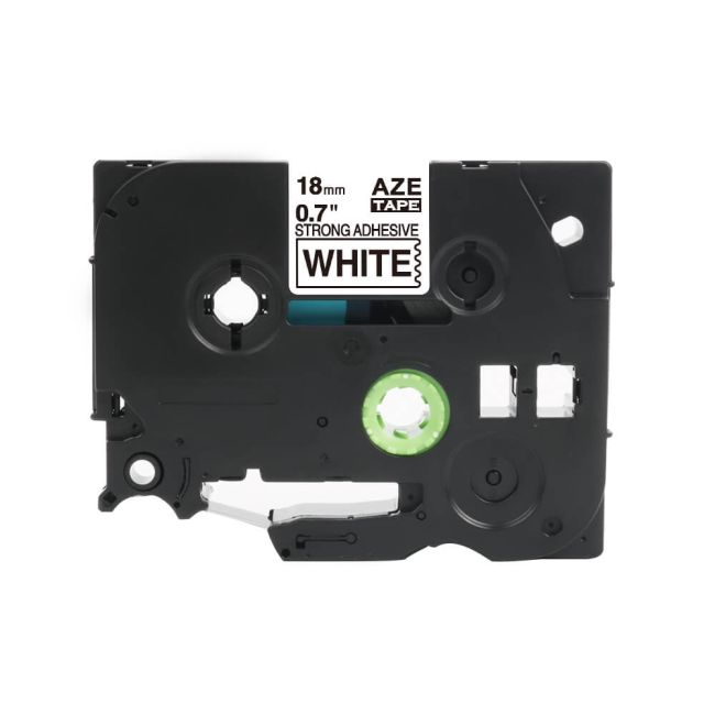 Compatible Brother TZES241 18mm Strong Adhesive Black On White