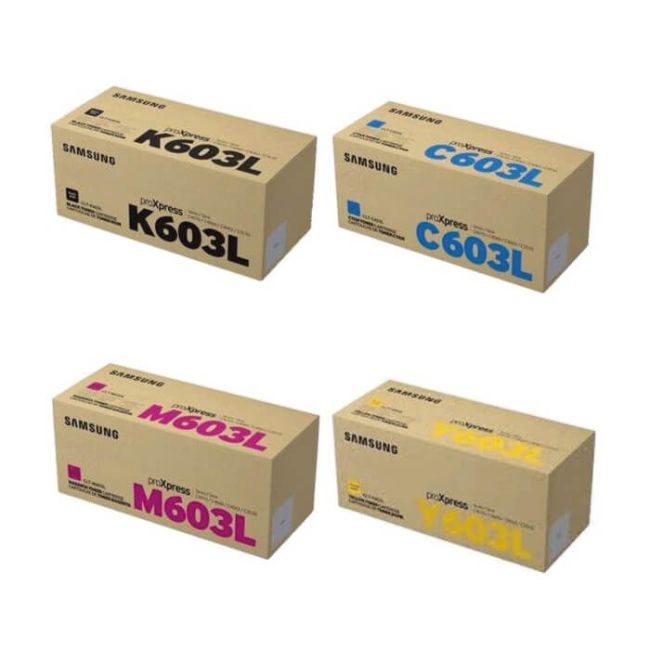Samsung CLT-K603L CMYK Toner Cartridge Multipack