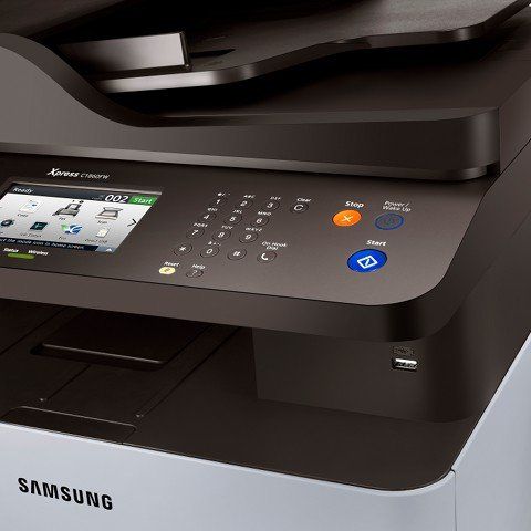 amsung C1860FW A4 Colour Laser MFP close up 2