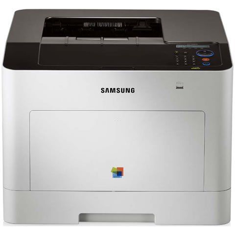 Samsung CLP-680ND A4 Colour Laser Printer Front View 2